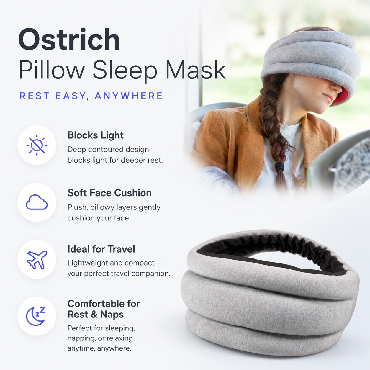 Deep Sleep & Travel Sleep Mask